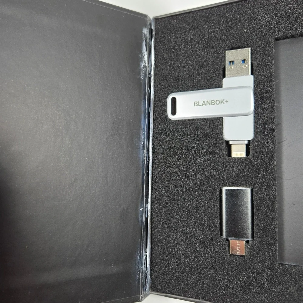 BLANBOK MFi Flash Drive 128GB USB Photo‎ Memory Stick iPhone Android iPad MAC